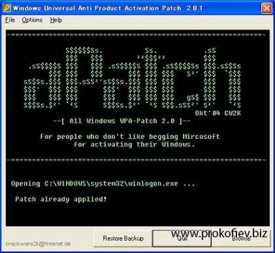 Antiwpa 3.4 6 for windows xp sp3 download